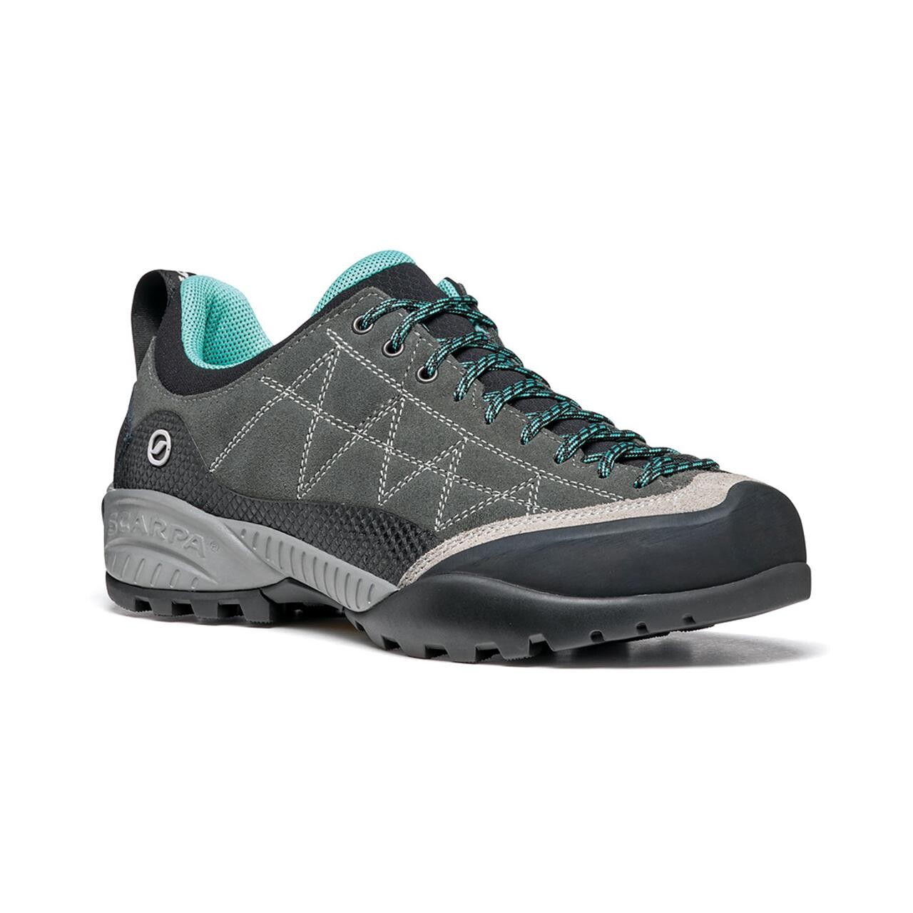 Se Scarpa Womens Zen Pro (Grå (SHARK/GREEN BLUE) 37) hos Friluftsland.dk