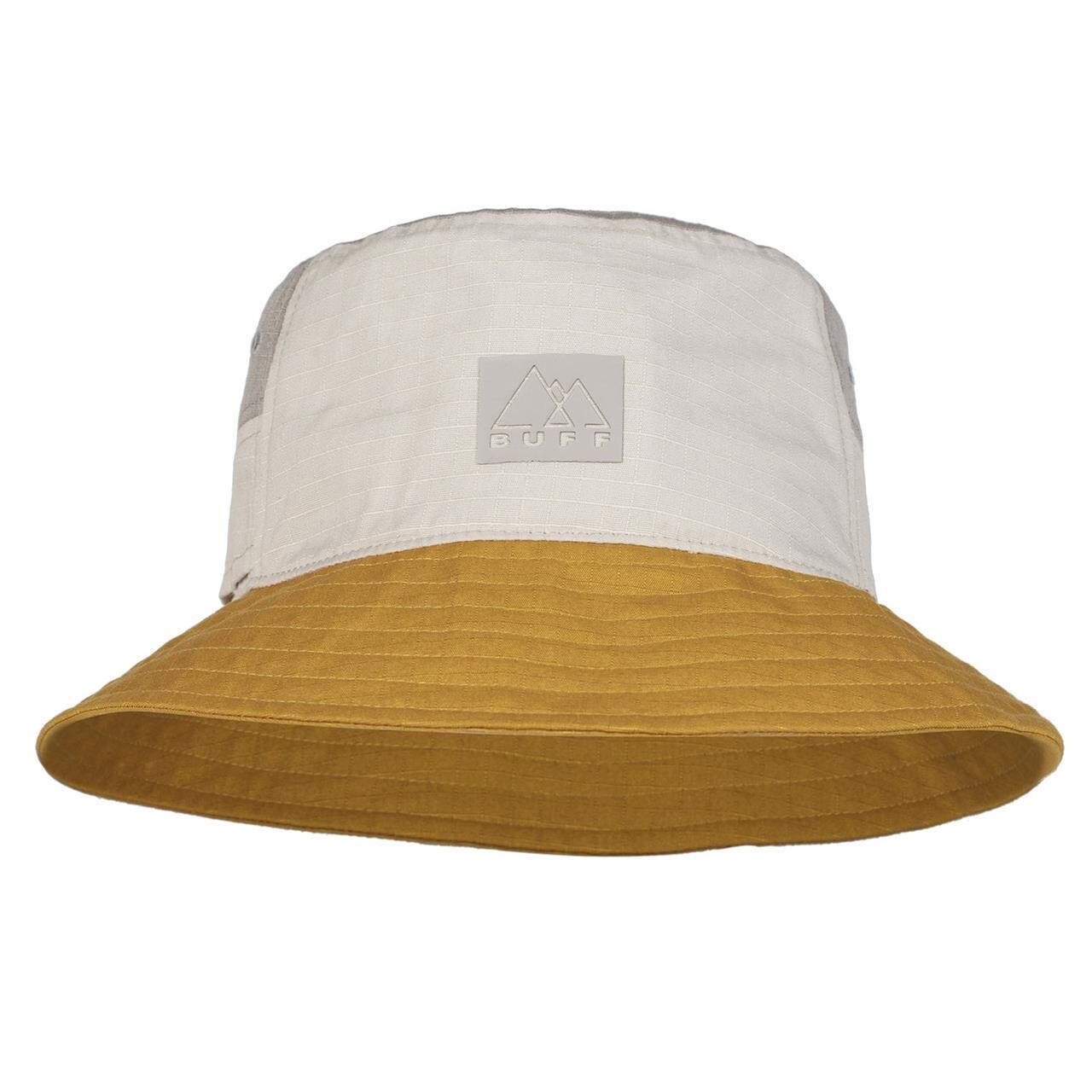 Se Buff Sun Bucket Hat (Gul (HAK OCHER) Small/medium) hos Friluftsland.dk