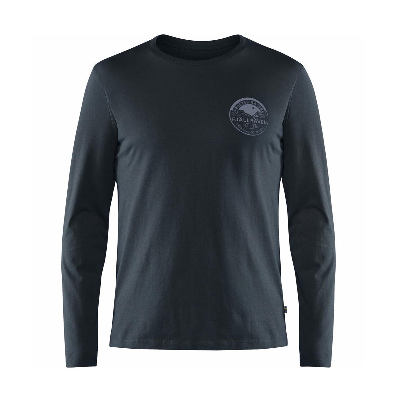 Mens Forever Nature Badge L S Blå Dark Navy 555 X Large Fra Fjällräven