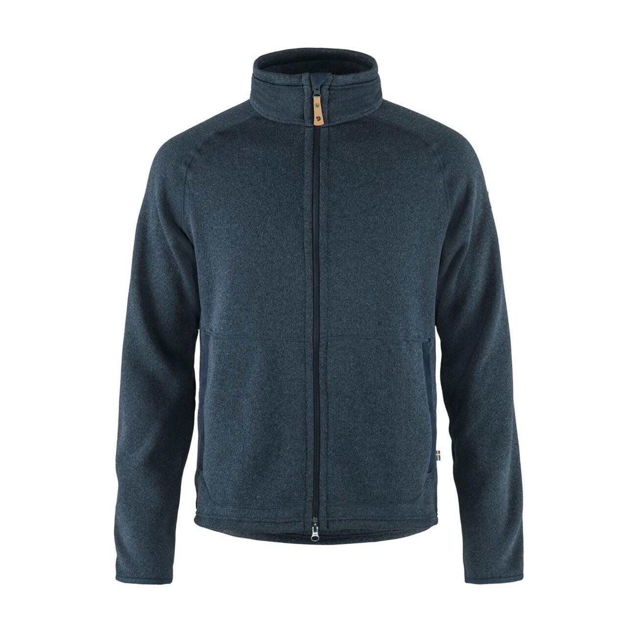 Fjällräven Mens Övik Fleece Zip Sweater  (Blå (NAVY/560) Small)