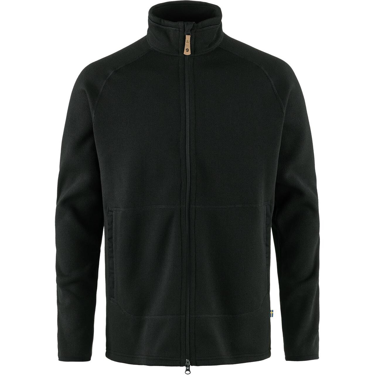 Fjällräven Mens Övik Fleece Zip Sweater  (Sort (BLACK/550) Small)