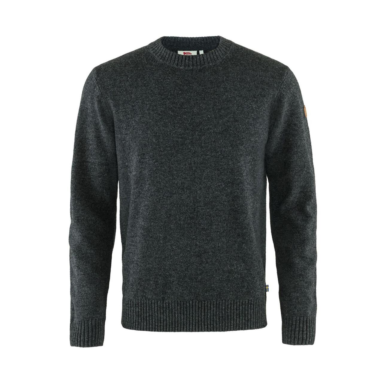 Fjällräven Mens Évik Round-neck Sweater  (Grå (DARK GREY/030) XX-large)