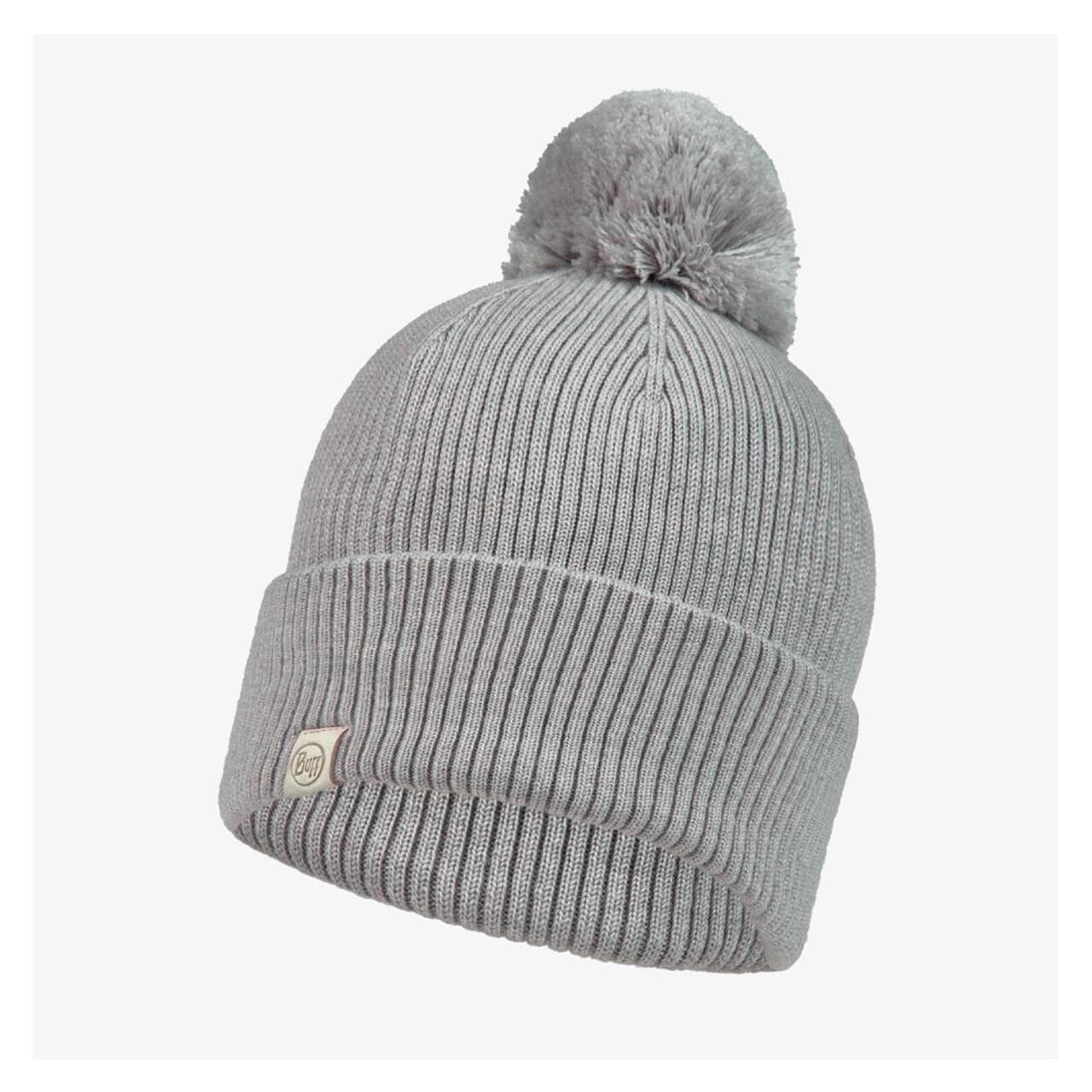 Buff Knitted Hat Tim (Grå (TIM LIGHT GREY) One size)