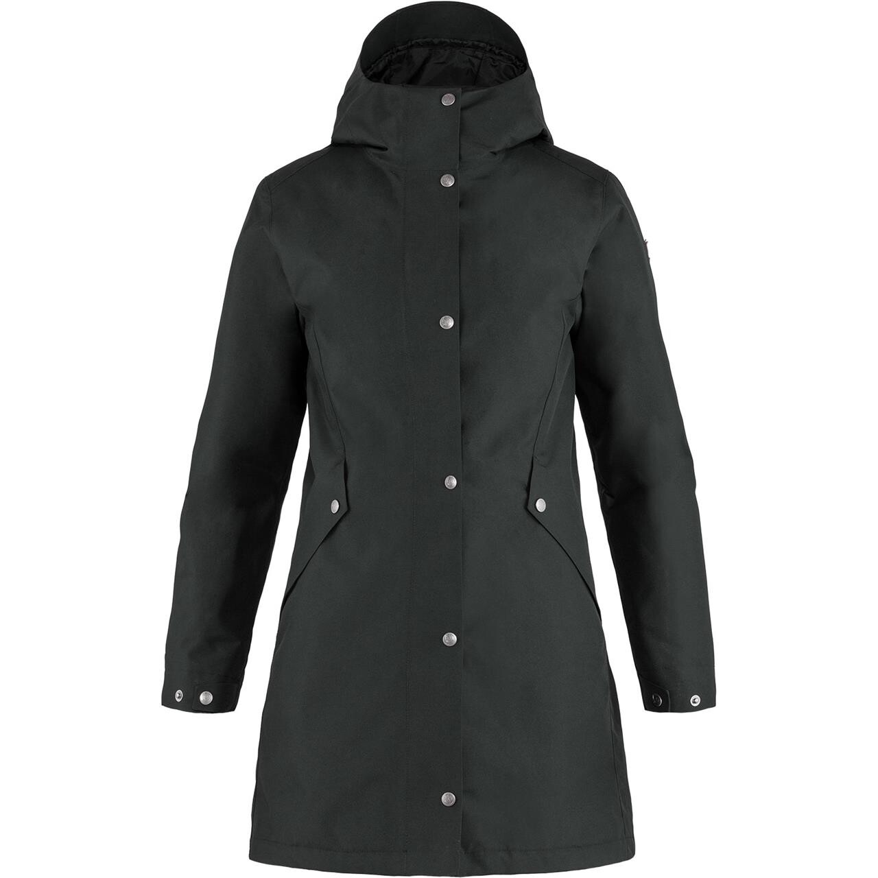 Fjallraven Womens Visby 3 In 1 Jacket Sort Black/550