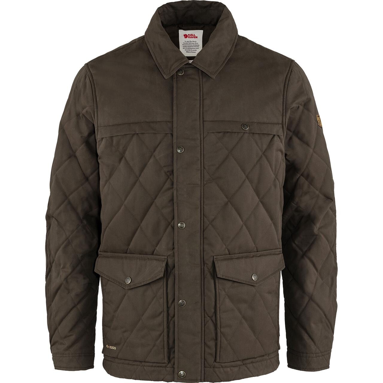 Fjällräven Mens Övik Wool Padded Jacket  (Grøn (DARK OLIVE/633) XX-large)