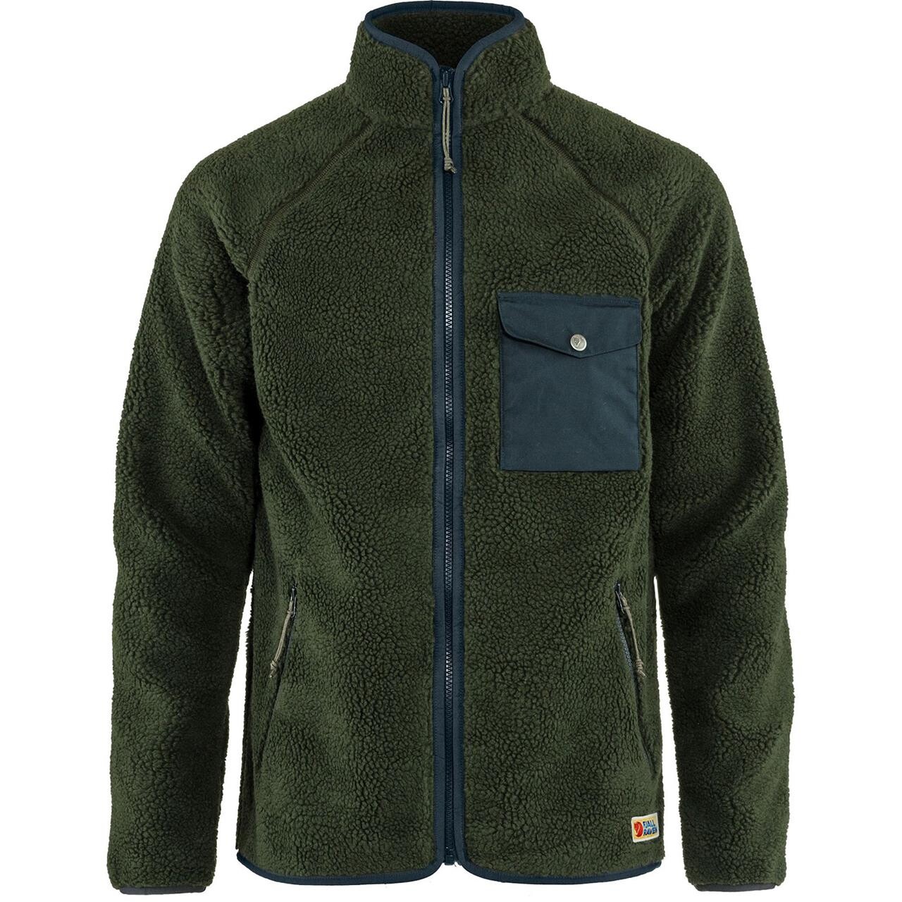 Se Fjällräven Mens Vardag Pile Fleece (Grøn (DEEP FOREST/662) X-large) hos Friluftsland.dk