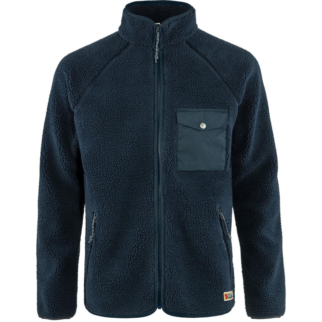 Fjallraven Mens Vardag Pile Fleece Blå Navy 560