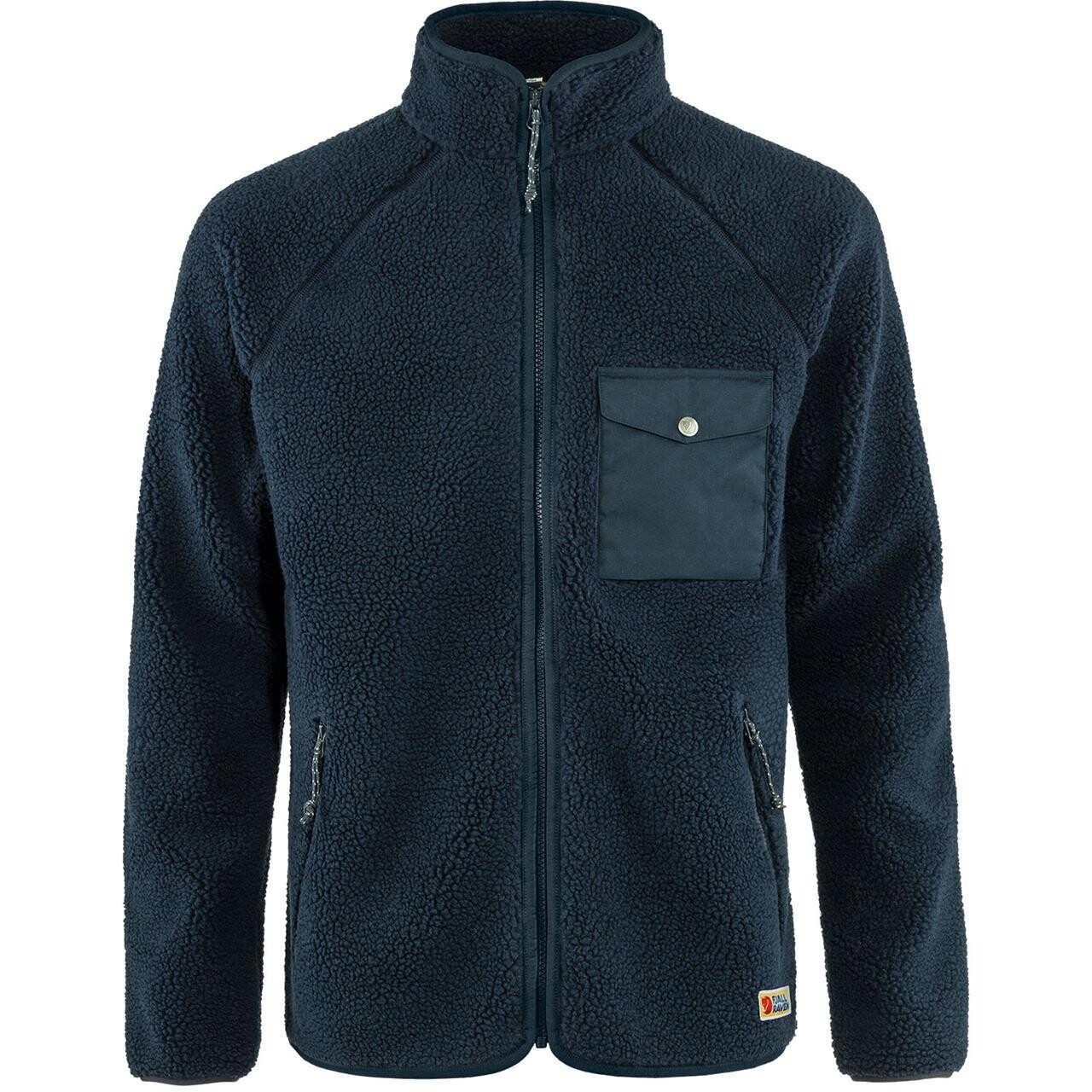 Fjällräven Mens Vardag Pile Fleece  (Blå (NAVY/560) XX-large)