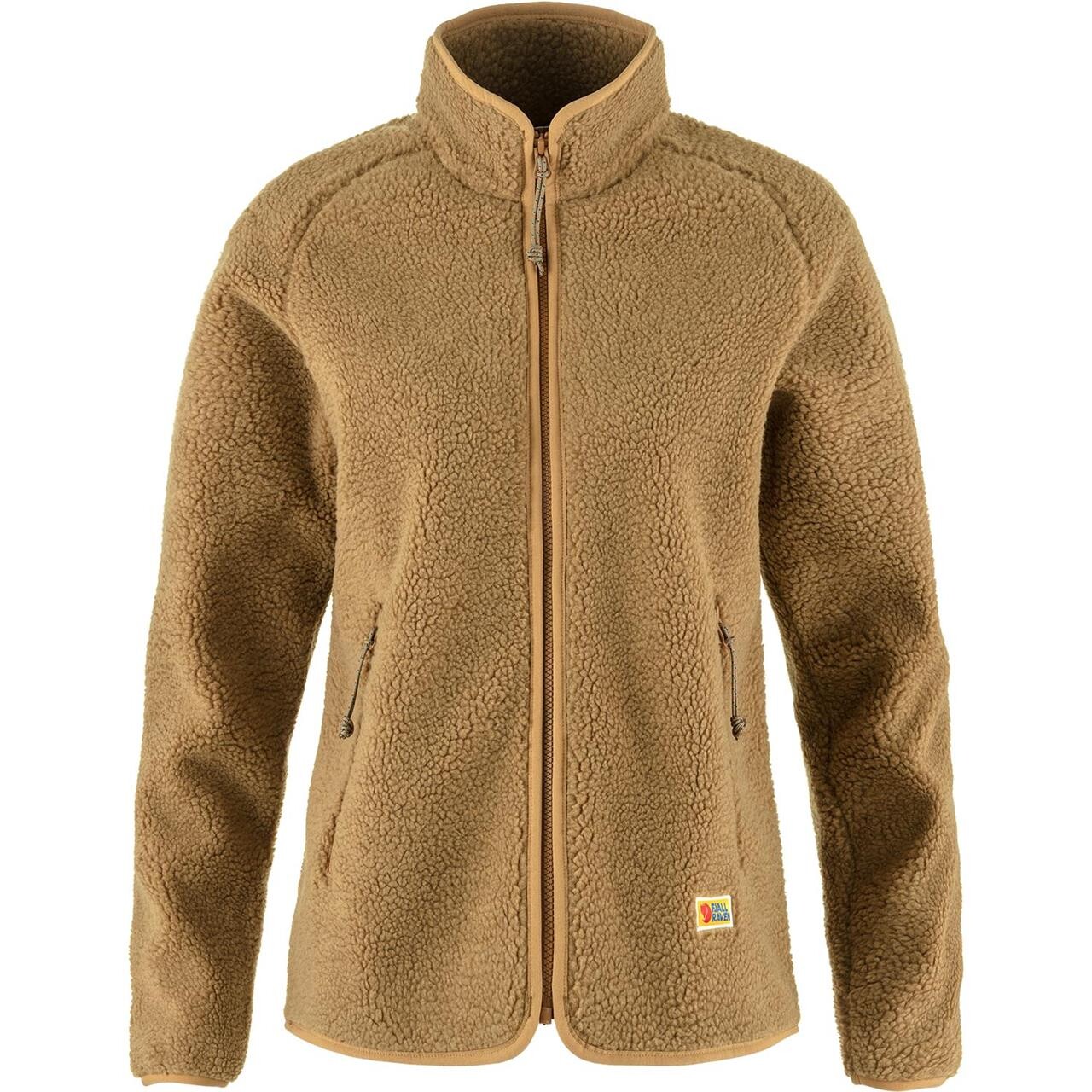 Se Fjällräven Vardag Pile Fleece Women-buckwheat brown-S - Fleecejakker og softshell hos Friluftsland.dk