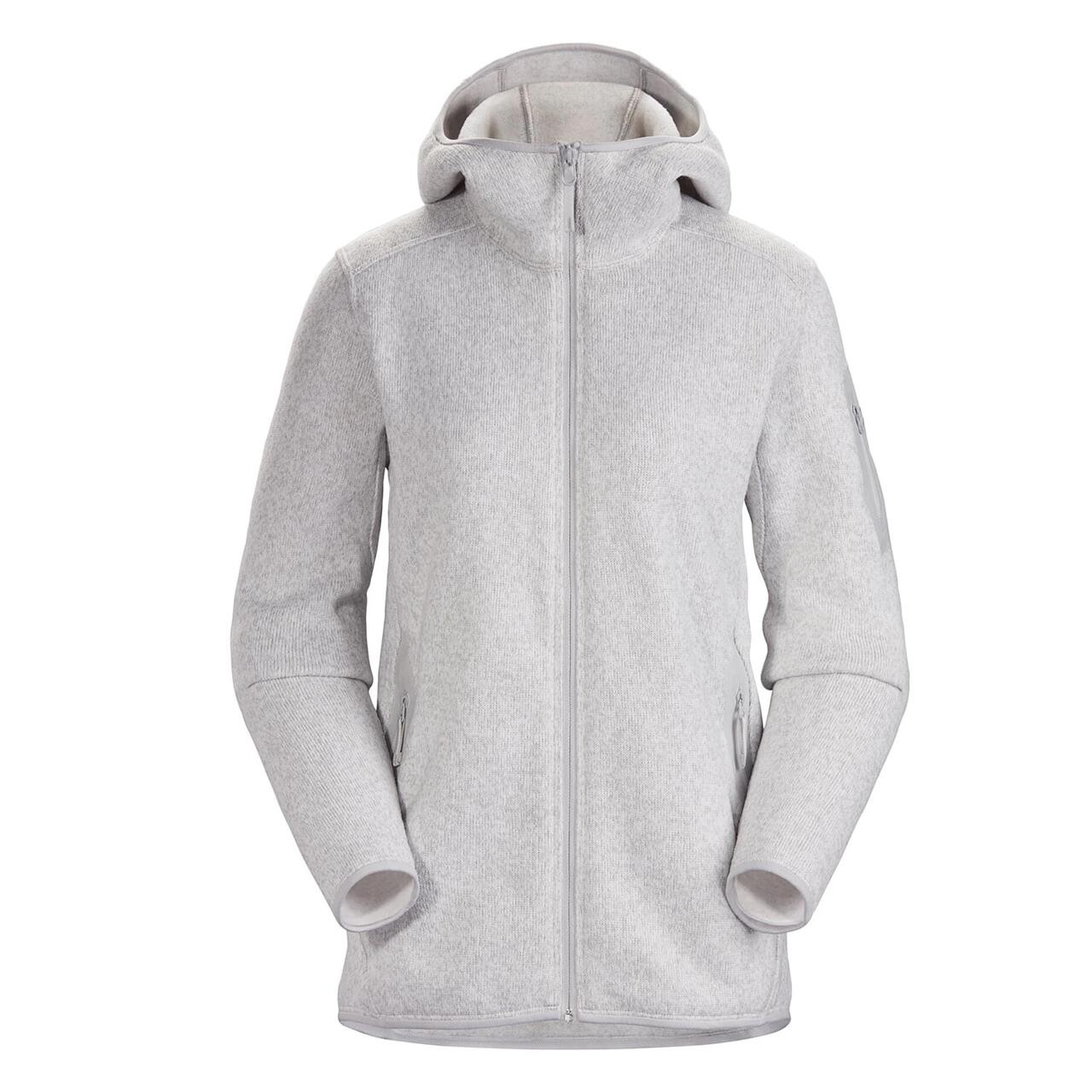  Arcteryx Womens Covert Hoody  (WHITE (SOLITUDE HEATHER) Medium)