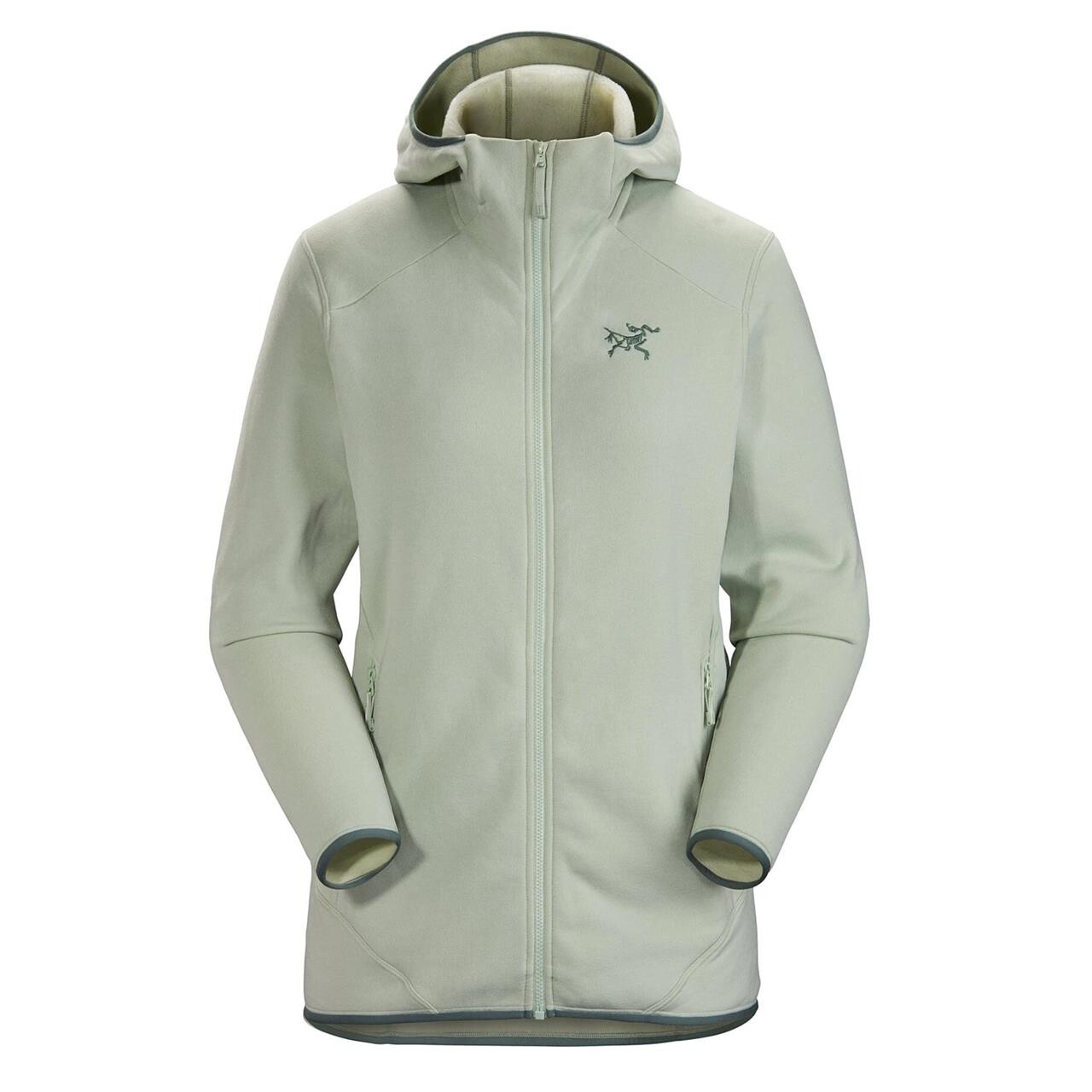  Arcteryx Womens Kyanite AR Hoody  (GREEN (CRYSTAL FERN) Large)