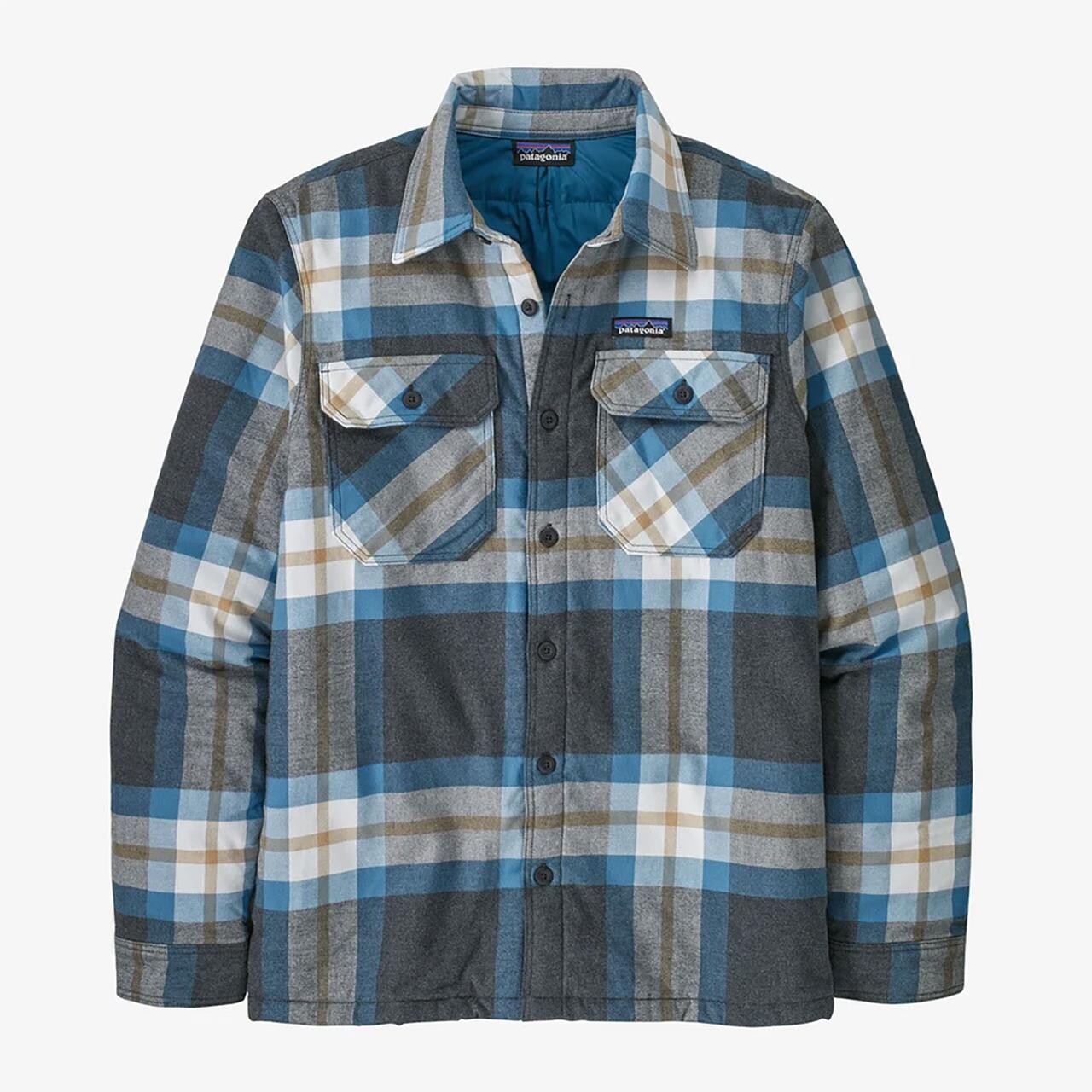 Billede af Patagonia Mens Ins Org Ct MW Fjord Flannel Shirt (Sort (FORESTRY: INK BLACK) Small) hos Friluftsland.dk