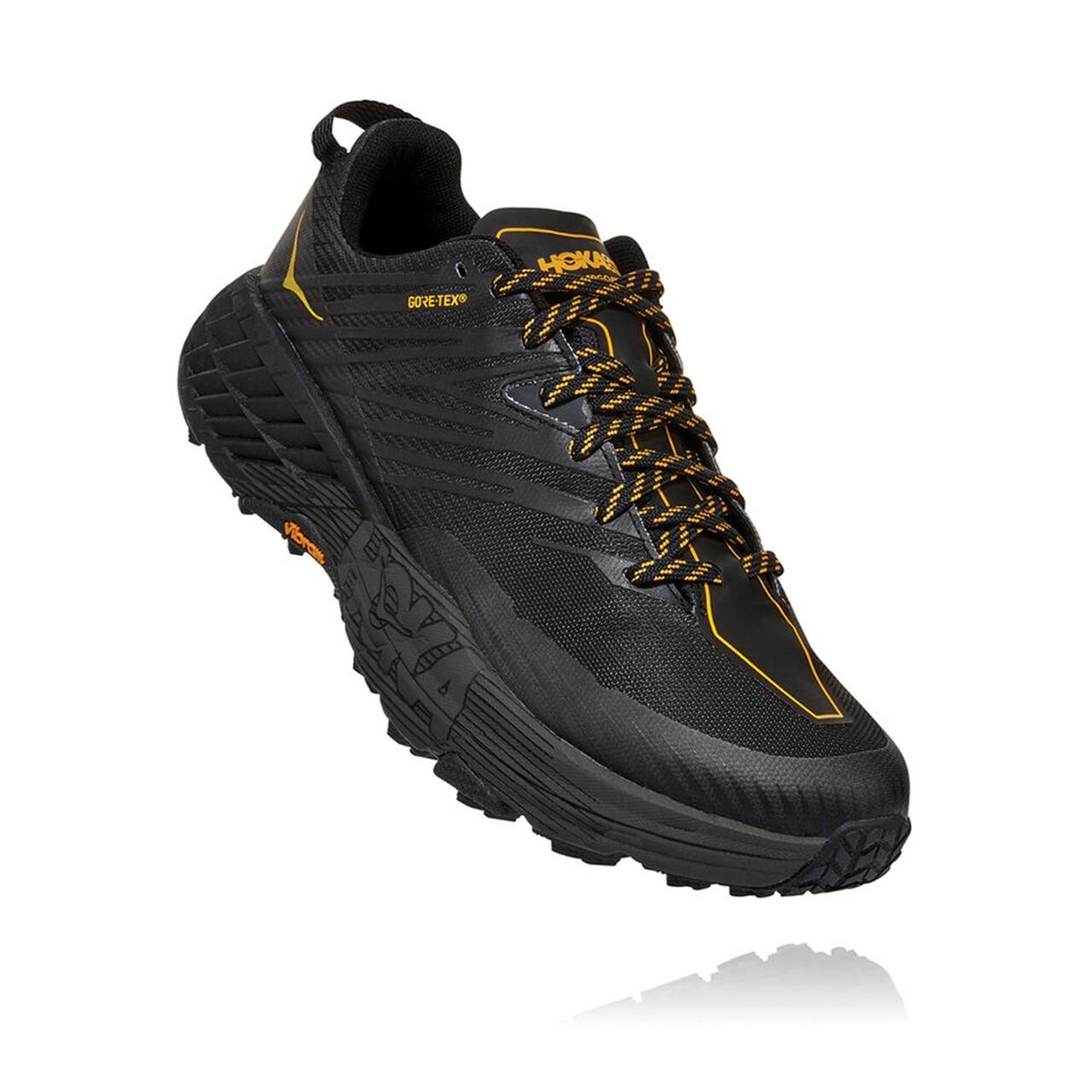 Hoka Mens Speedgoat 4 GTX  (Grå (ANTHRACITE/DARK GULL GREY) 42 2/3)
