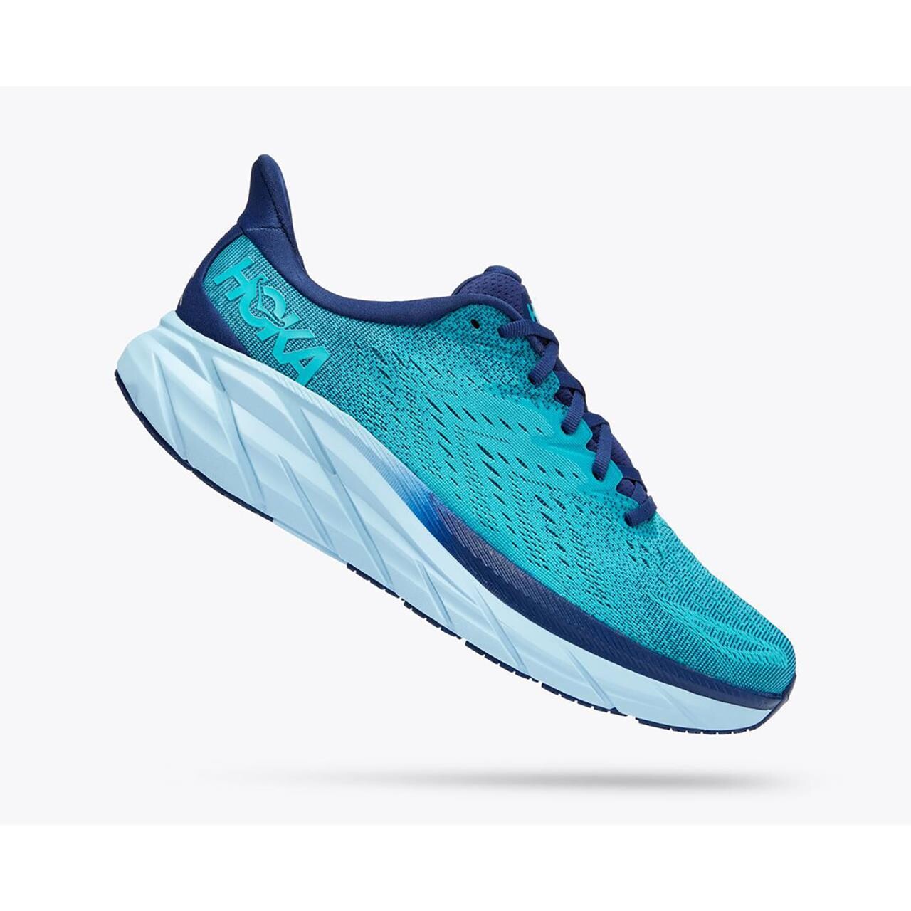 Hoka Mens Clifton Blå Bellwether Blue Scuba Blue