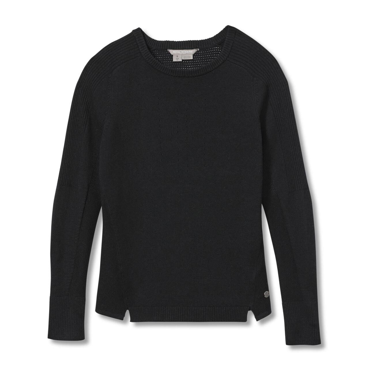 Se Royal Robbins Womens Ventour Sweater (Sort (JET BLACK) Large) hos Friluftsland.dk