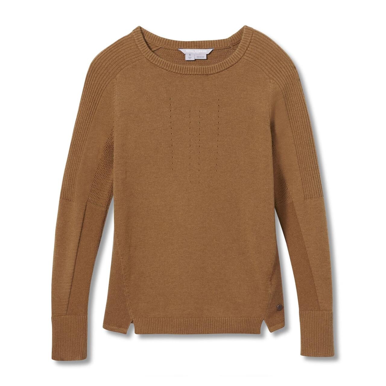 5: Royal Robbins Womens Ventour Sweater  (Brun (WALNUT) Medium)