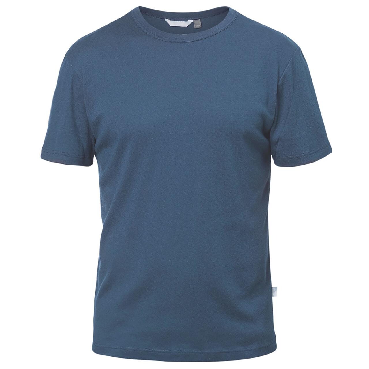  Tierra Mens Lano Solid Tee  (BLUE (INDIGO) X-large)