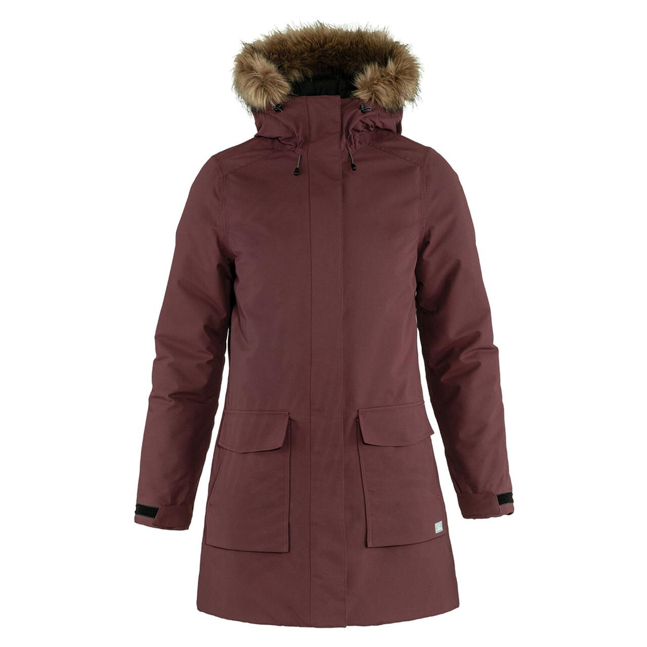 Se Tierra Womens Malmagen Parka (Lilla (DARK PLUM) Large) hos Friluftsland.dk