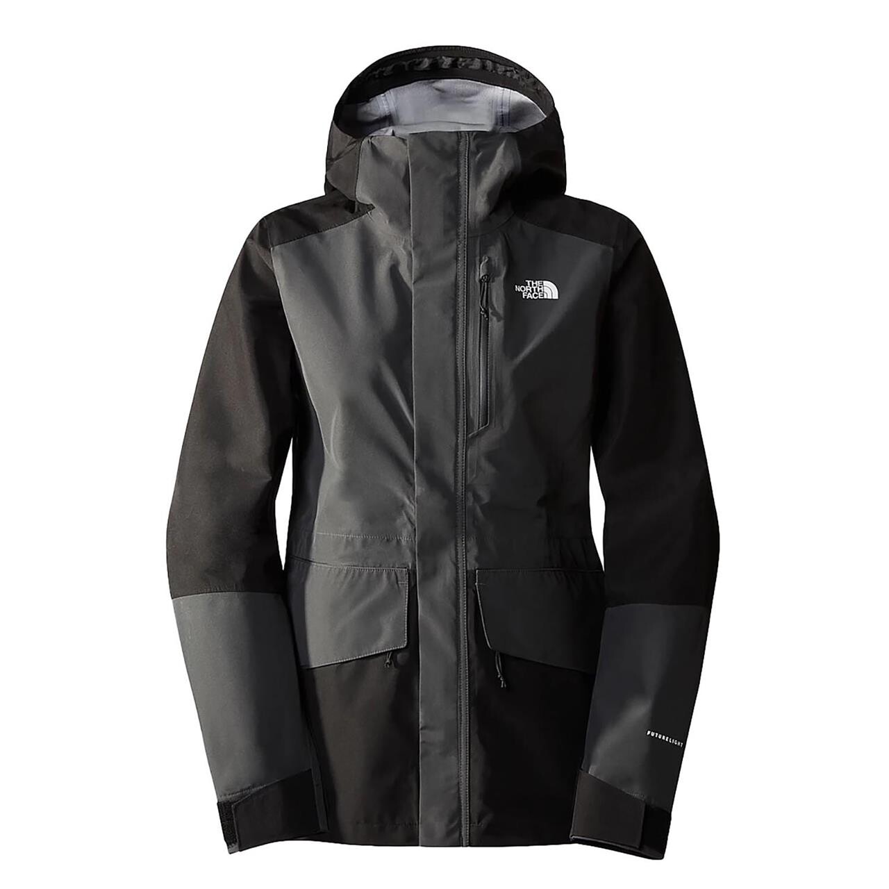 Se The North Face Womens Dryzzle Alleather Futurelight Jkt (Grå (ASPHALT GREY/TNF BLACK) Small) hos Friluftsland.dk