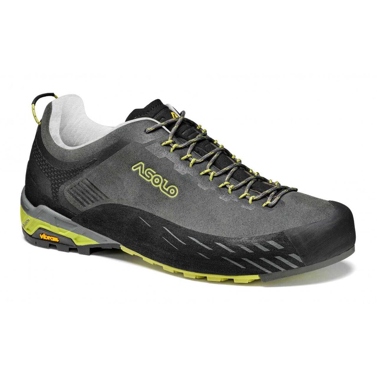 Asolo Mens Eldo Lth Grå Graph/green Oasis 41 1/3