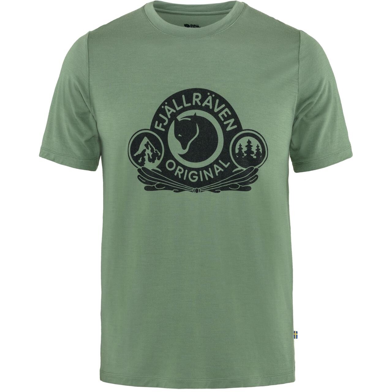 Fjällräven Mens Abisko Wool Classic S/S  (Grøn (PATINA GREEN/614) XX-large)