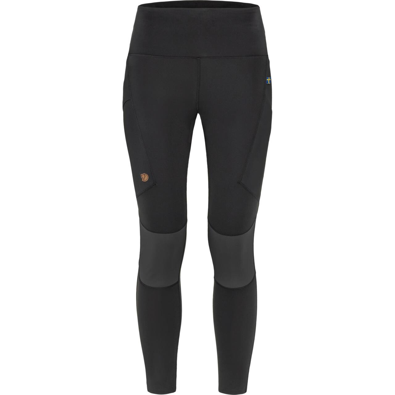 Fjällräven Womens Abisko Trekking Tights Pro  (Sort (BLACK-IRON GREY/550-048) X-large)