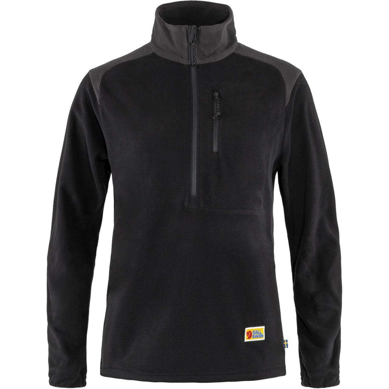 Fjällräven Womens Vardag Lite Fleece  (Sort (BLACK-DARK GREY/550-030) Small)