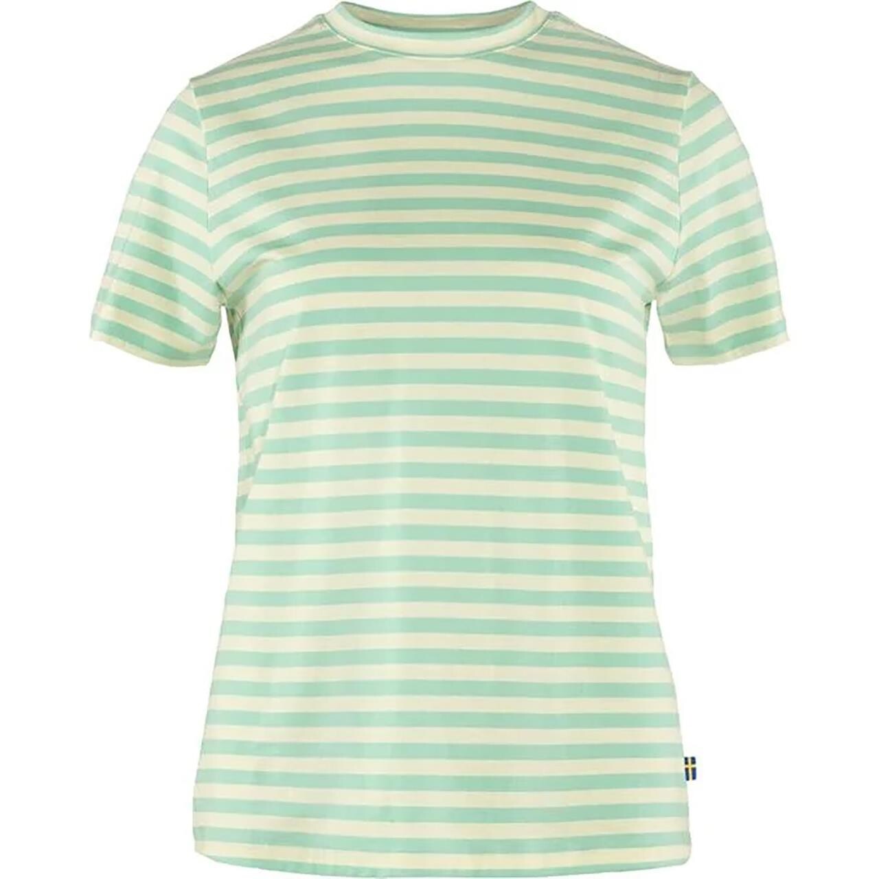 Fjällräven Womens Striped T-shirt  (Lyserød (LANDSORT PINK-CHLK WHT/987-113) X-large)