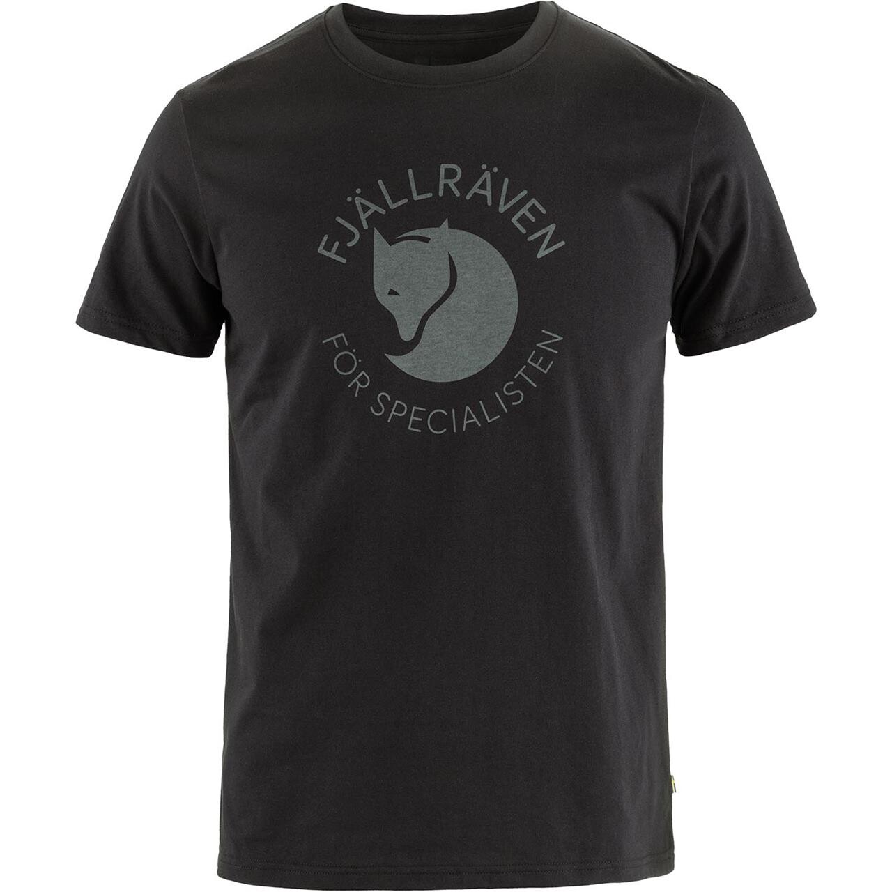 Fjällräven Mens Fjällräven Fox T-shirt  (Sort (BLACK/550) Small)