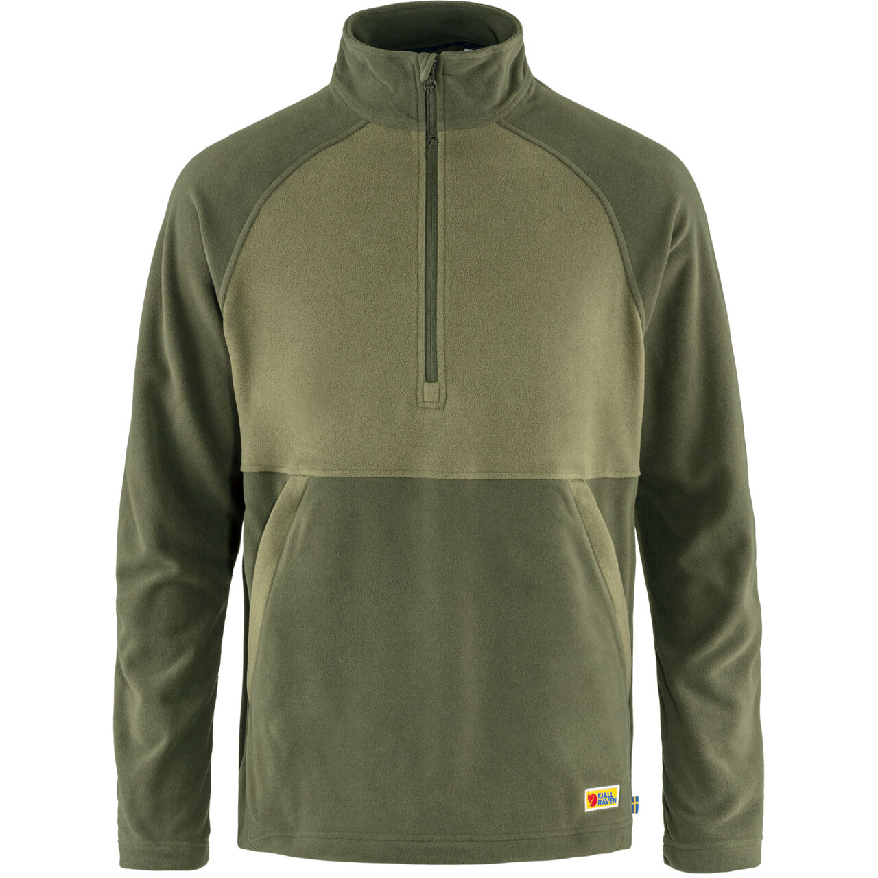 Fjällräven Mens Vardag Lite Fleece  (Grøn (LAUREL GREEN-LT OLIVE/625-622) Small)