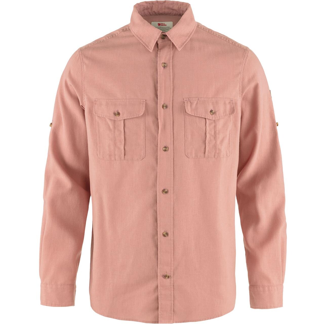 Fjällräven Mens Évik Travel Shirt L/S  (Lyserød (DUSTY ROSE/300) XX-large)