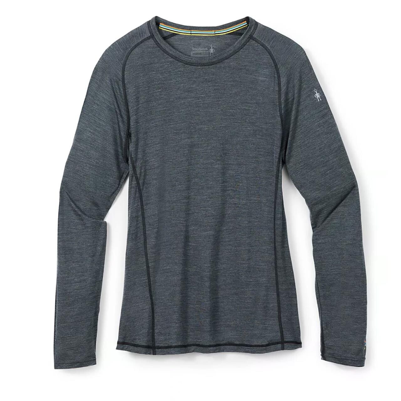 Se Smartwool Mens Merino Sport 120 L/S (Grå (CHARCOAL HEATHER) Small) hos Friluftsland.dk