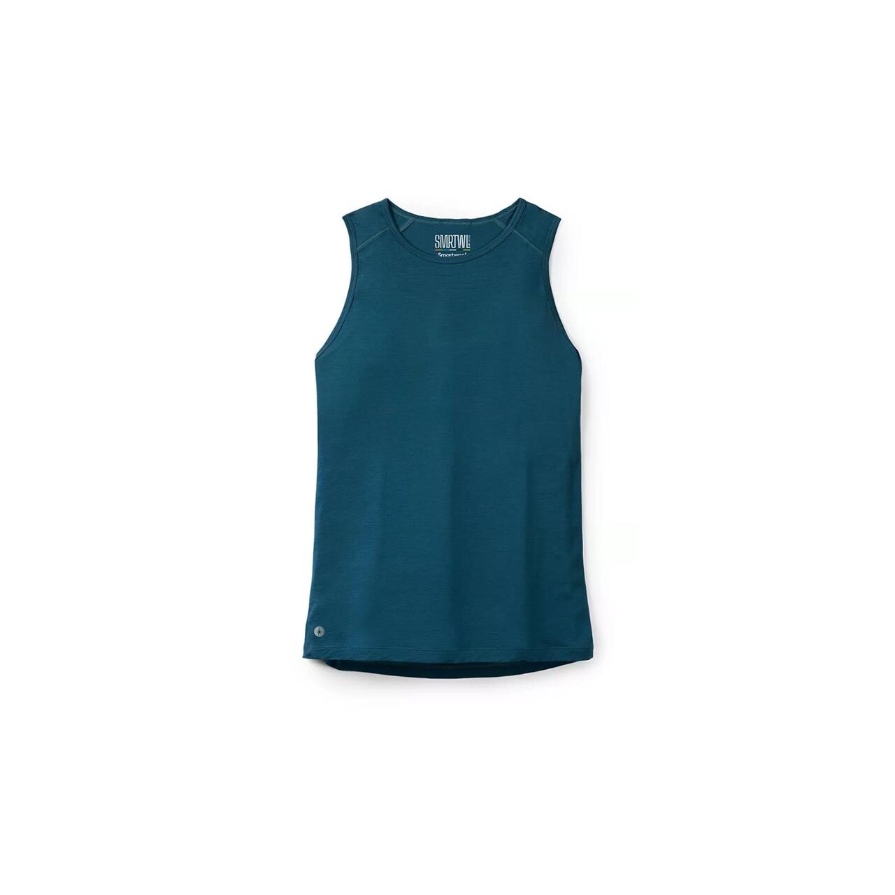 Billede af Smartwool Womens Merino Sport 120 High Neck Tank (Blå (TWILIGHT BLUE) Medium)