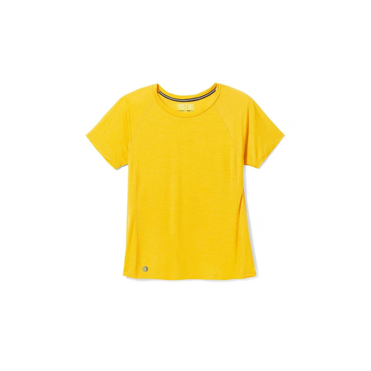 Se Smartwool Womens Merino Sport 120 S/S (Gul (HONEY GOLD) X-large) hos Friluftsland.dk