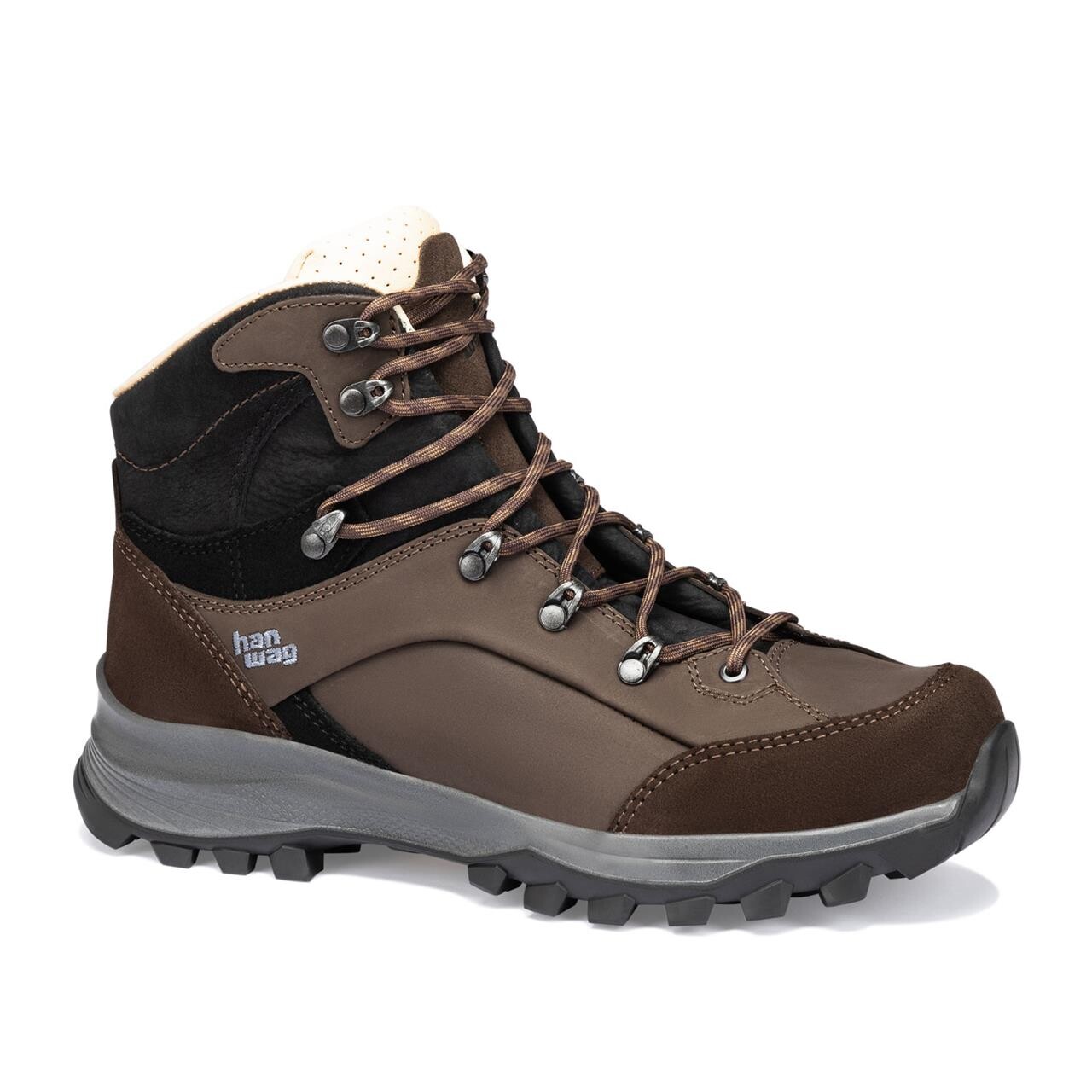 Se Hanwag Alta Bunion II GTX Dame, mocca/black-37,5 / UK 4,5 - Vandrestøvler hos Friluftsland.dk