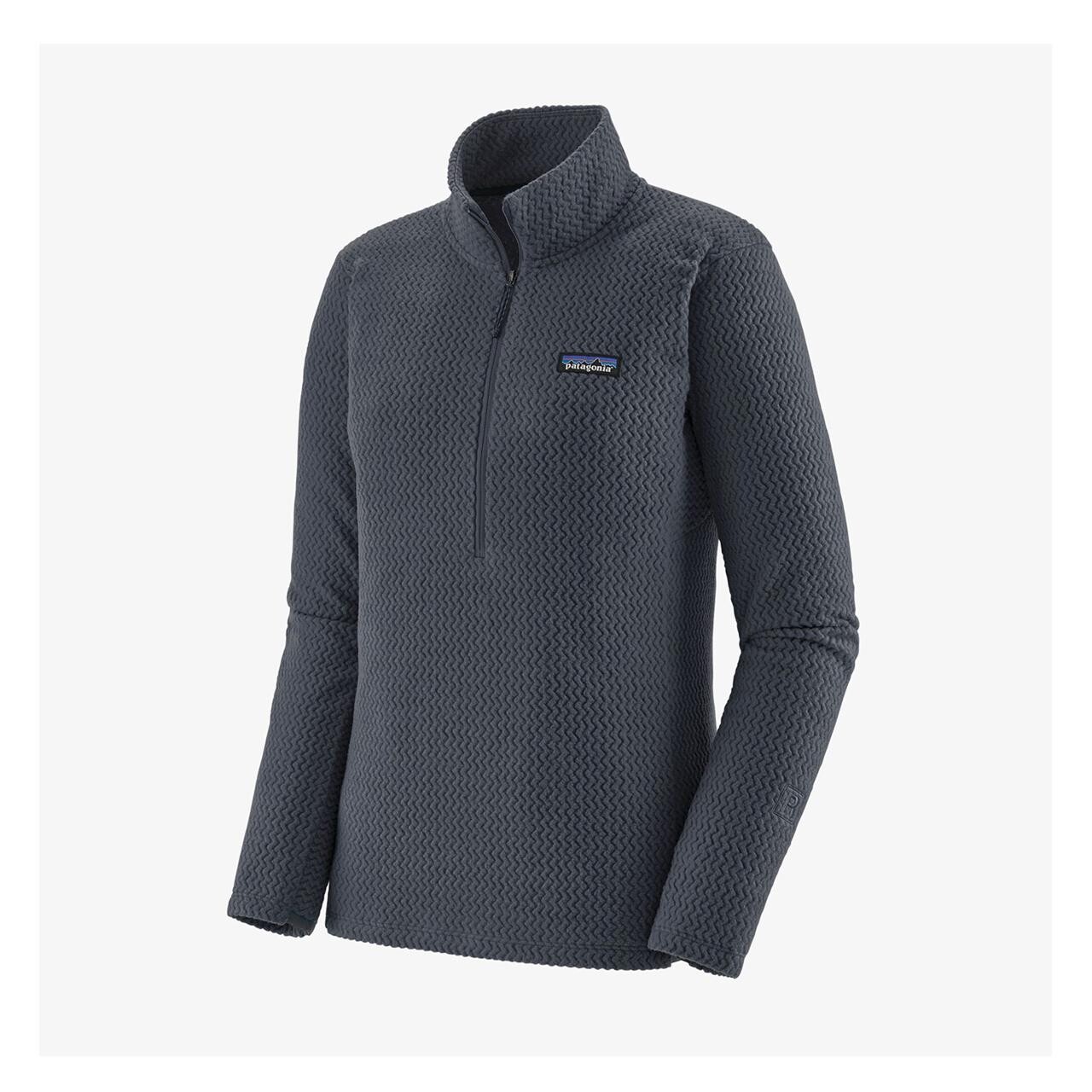  Patagonia Womens R1 Air Zip Neck  (BLUE (SMOLDER BLUE) Medium)