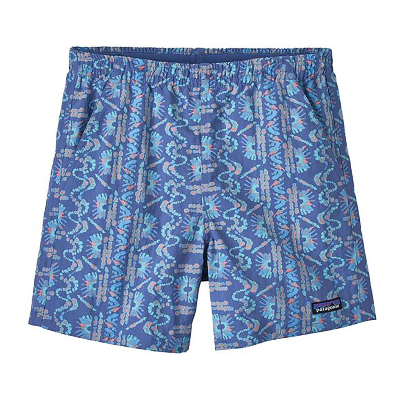 Patagonia Womens Baggies Shorts - 5"  (Blå (SUNSHINE DYE: CURRENT BLUE) X-large)