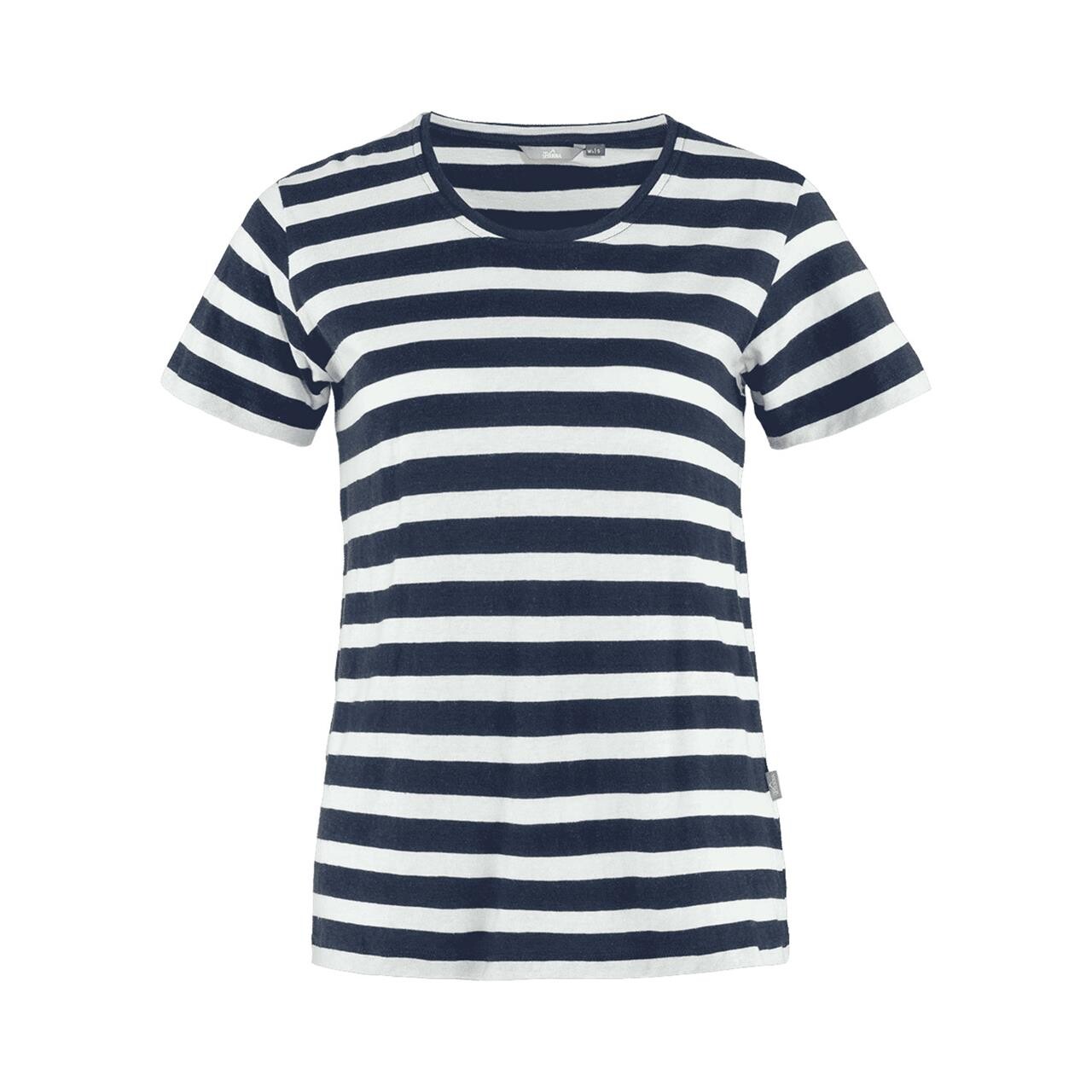  Tierra Womens Hempy Striped Tee  (BLUE (ECLIPSE BUE/WHITE) Medium)