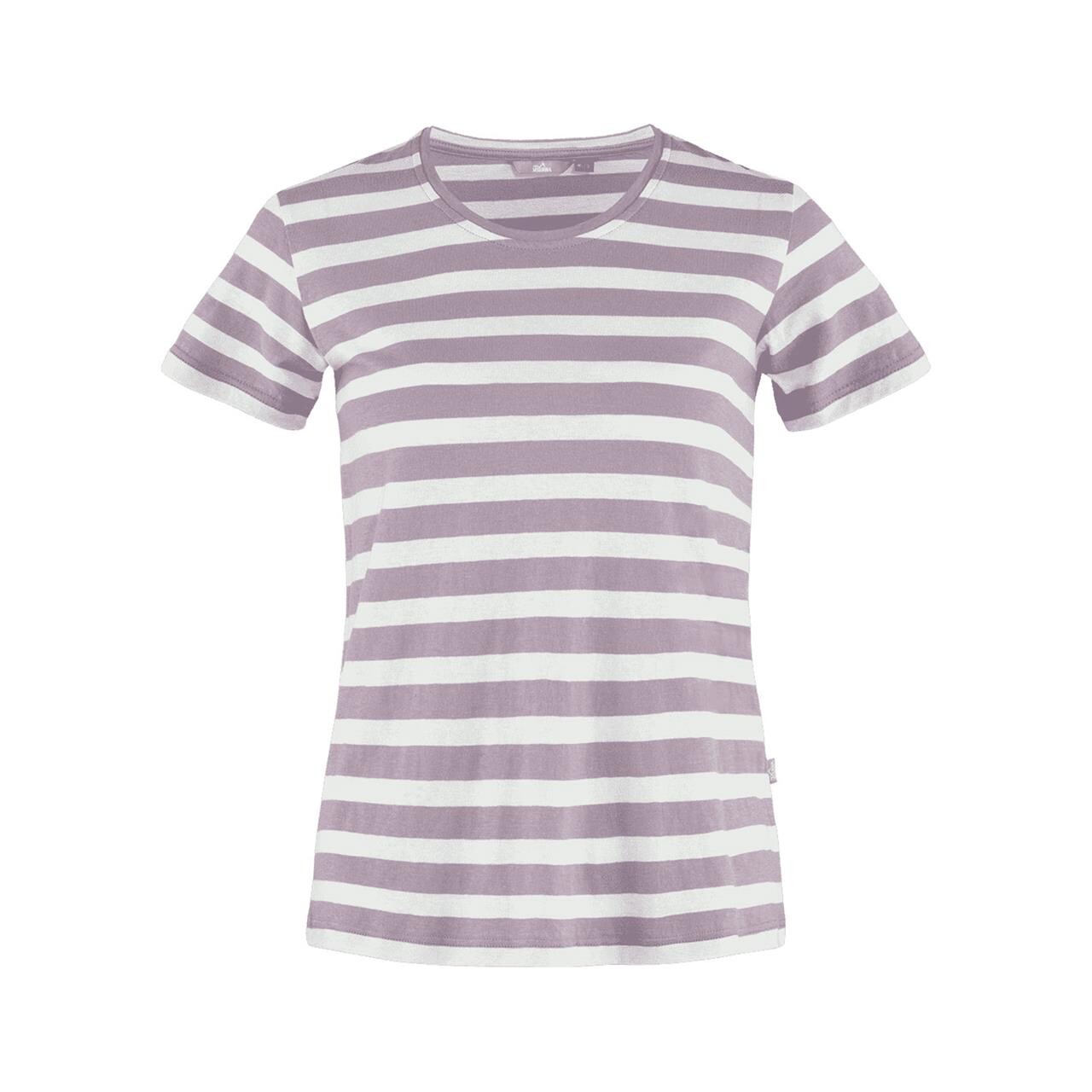 Tierra Womens Hempy Striped Tee Hvid Sea Fog/white Small