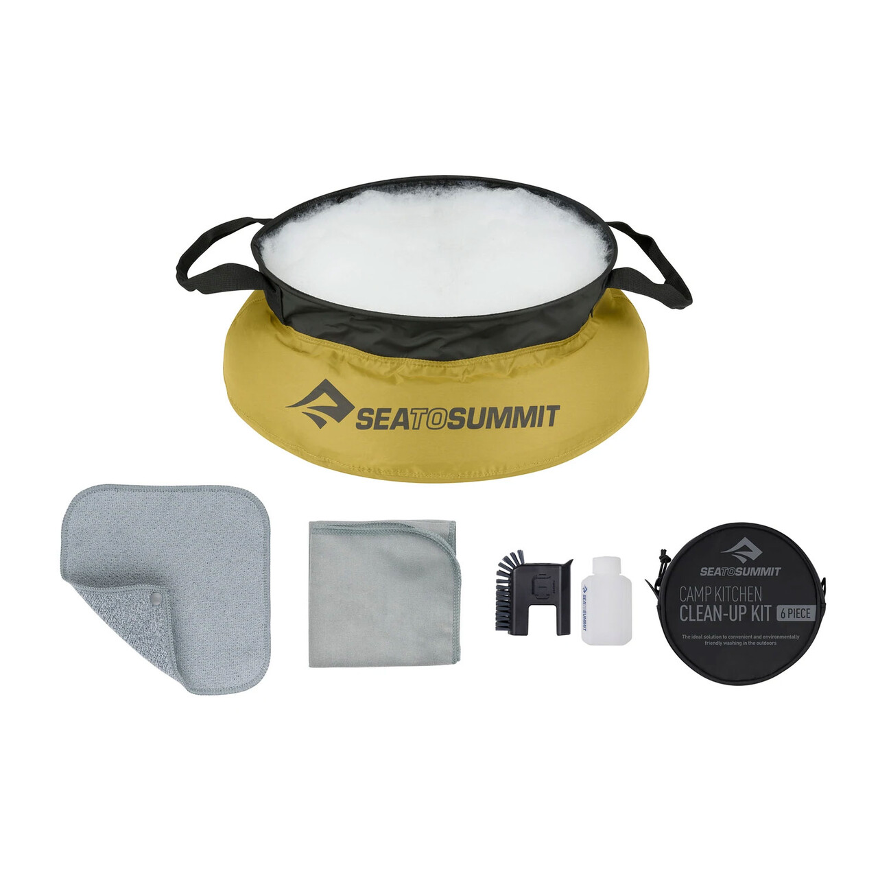 Sea To Summit Camp Kitchen Clean Up Kit 6 Piece Set
