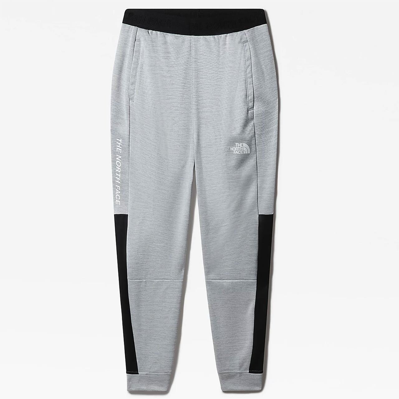 Se The North Face Womens MA Fleece Pant (Grå (TNF LIGHT GREY HTHR/TNF BLACK) Large) hos Friluftsland.dk