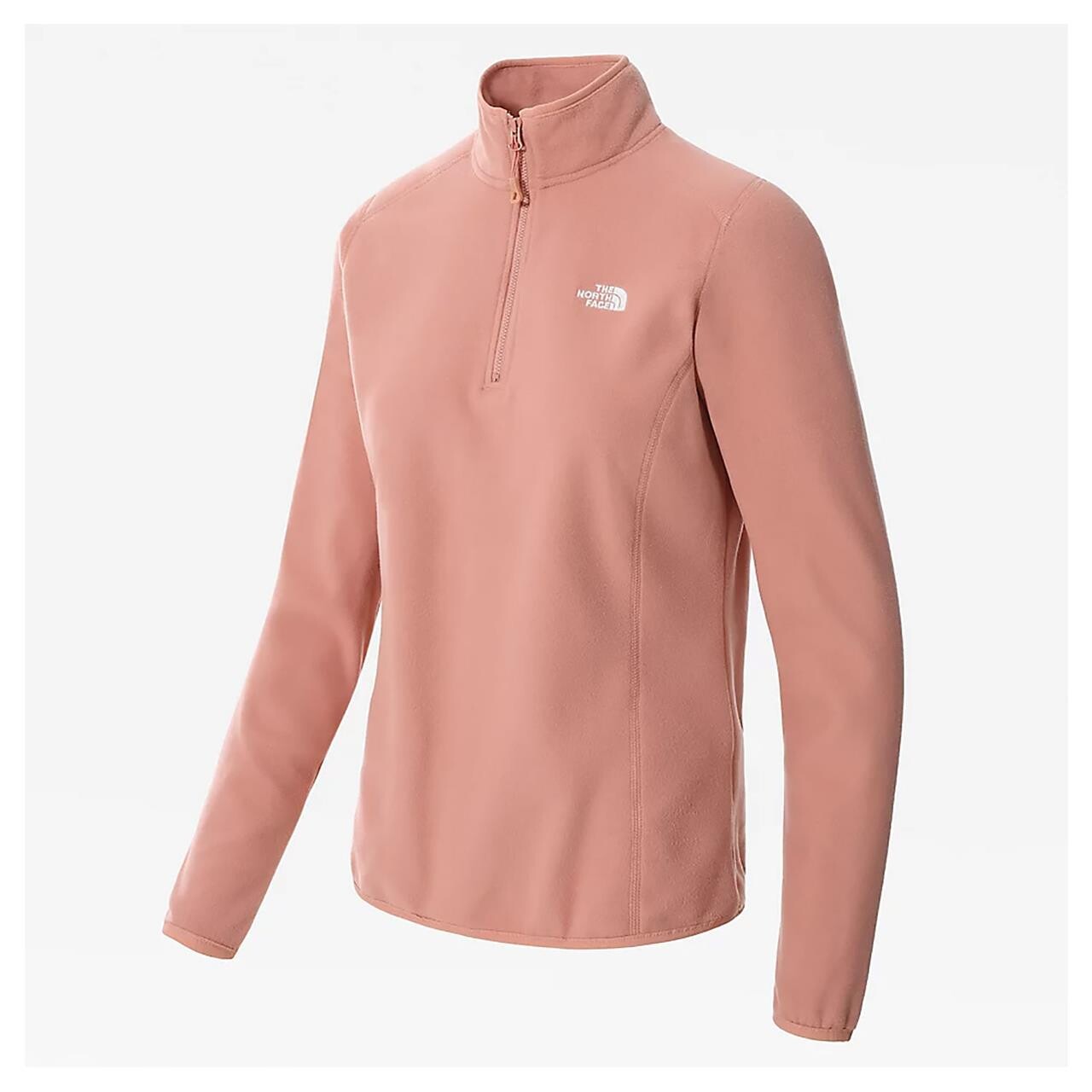  The North Face Womens 100 Glacier 1/4 Zip  (PINK (ROSE DAWN) Medium)