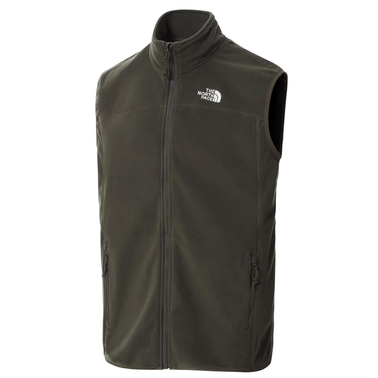 4: The North Face Mens 100 Glacier Vest  (Grøn (NEW TAUPE GREEN) X-large)