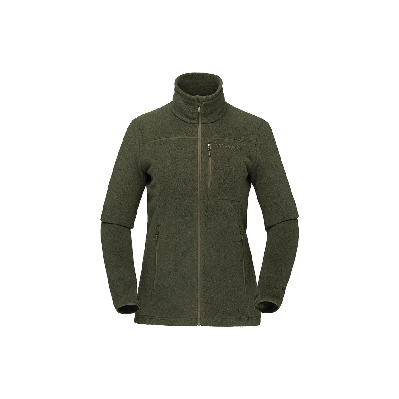  Norrøna Womens Warm2 Jacket (GREEN (OLIVE NIGHT) Large)