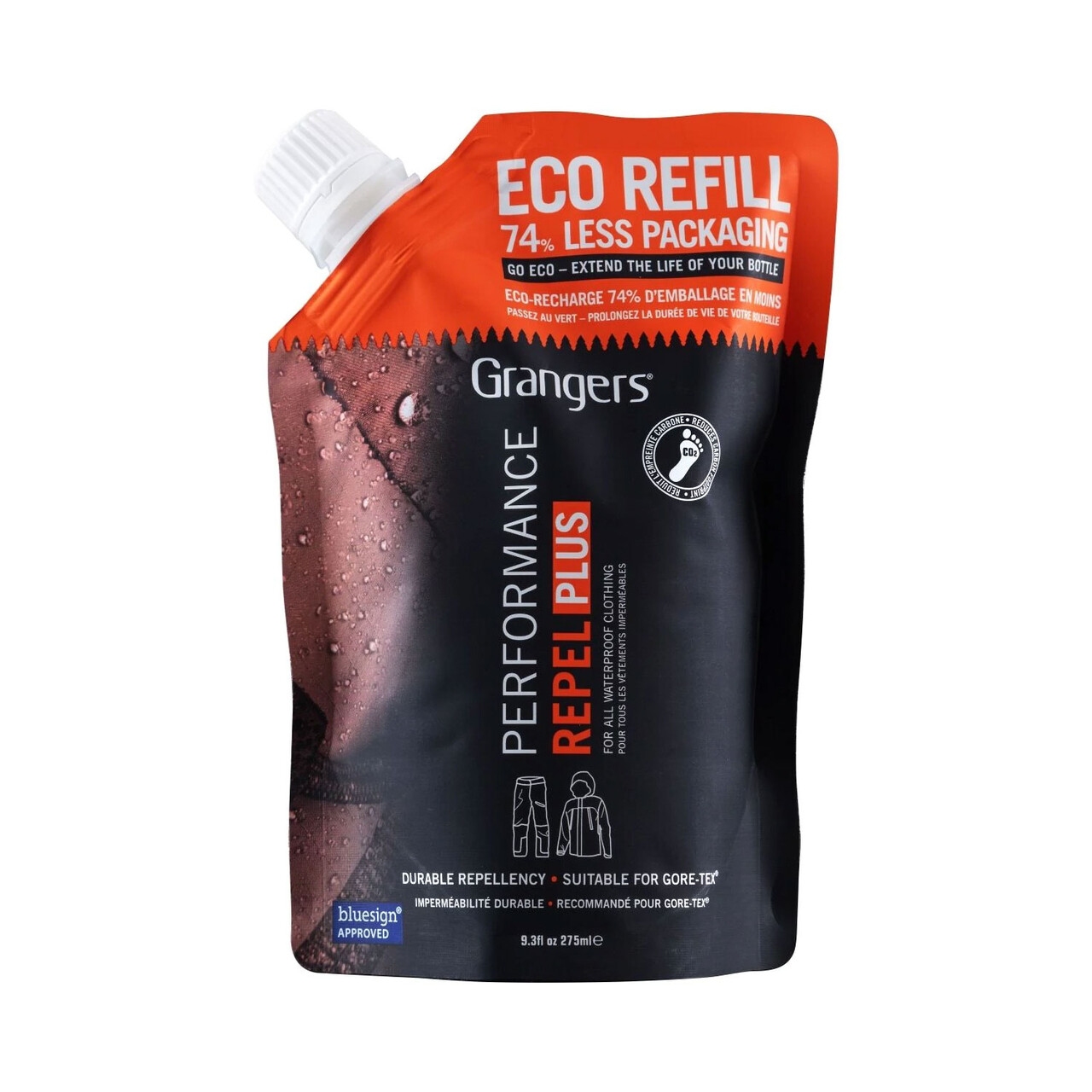 Se Grangers Performance Repel Plus Eco Refill 275ml hos Friluftsland.dk