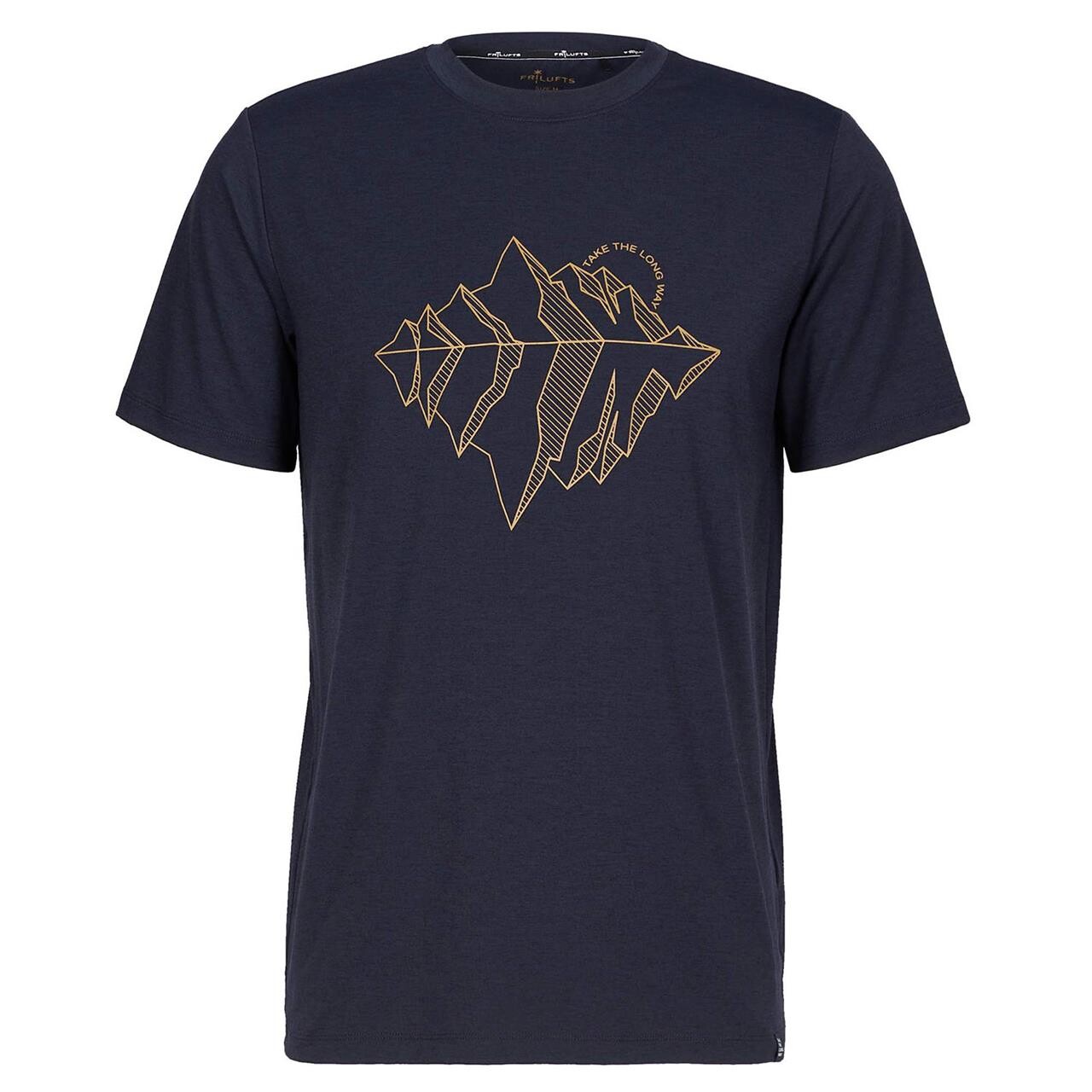 Se Frilufts Mens Mathraki Printed T-shirt (Grøn (JASPER MOUNTAIN) Small) hos Friluftsland.dk