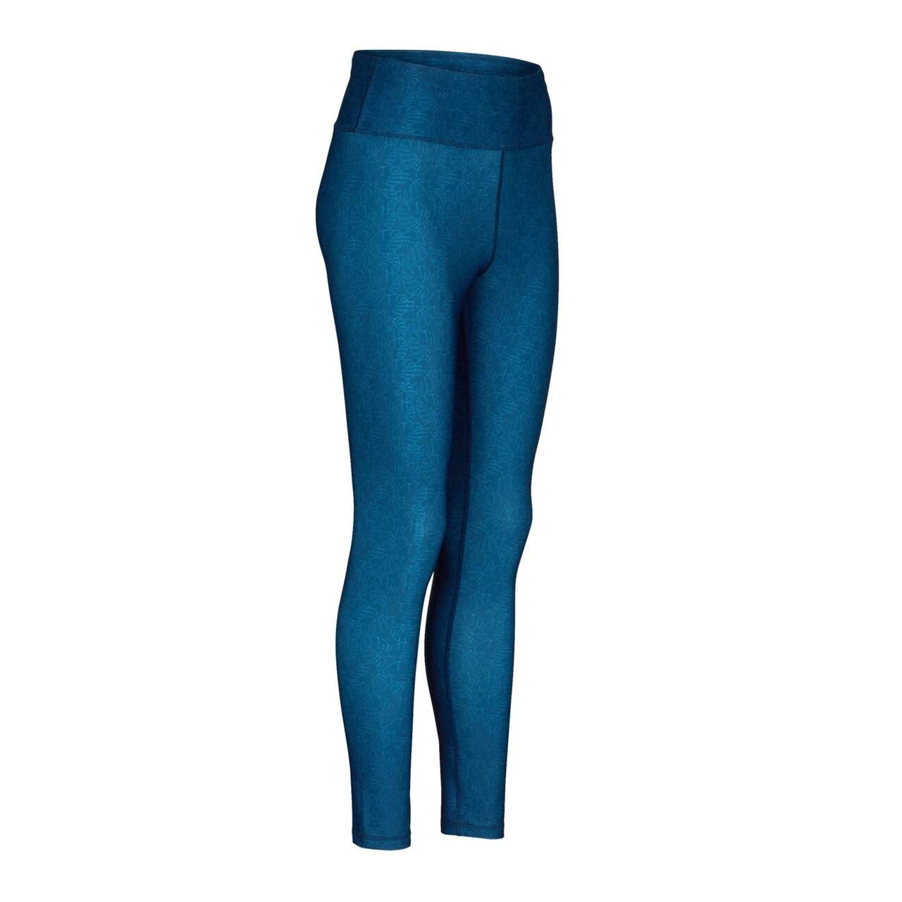 Se Frilufts Womens Vagur Tights (Grøn (DARK SAPPHIRE LEAVES) Small) hos Friluftsland.dk