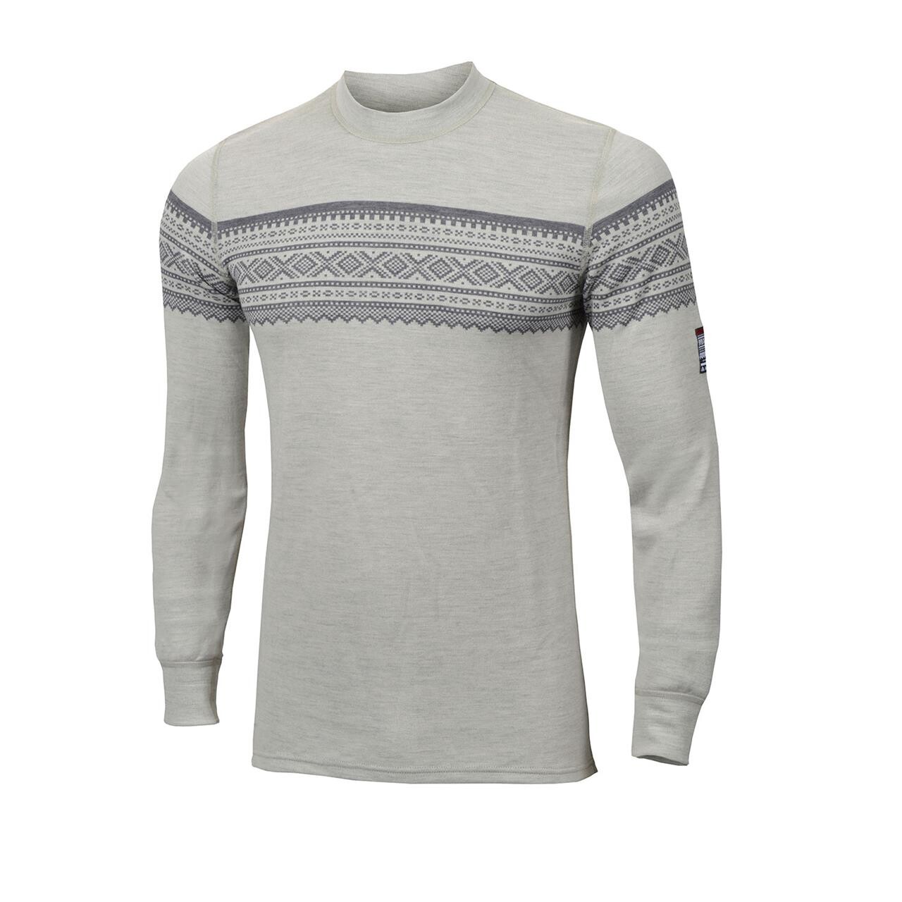 Aclima Mens Designwool Marius Crew Neck Grå GrÅfjell