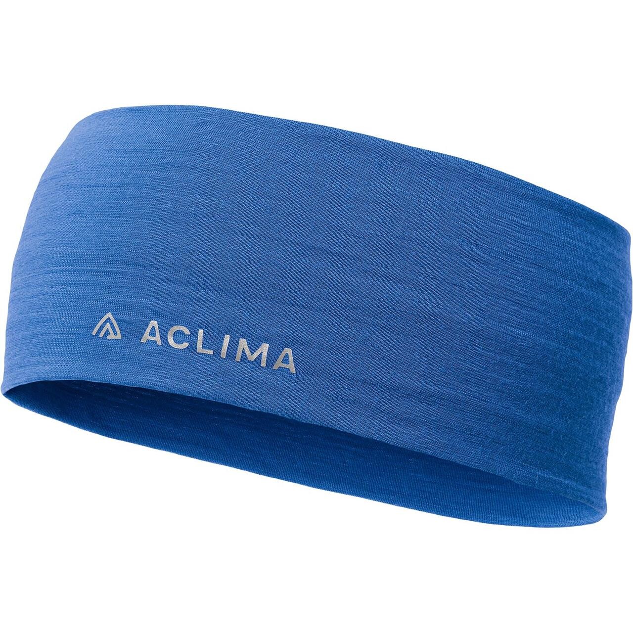 Aclima Lightwool Headband Blå Daphne