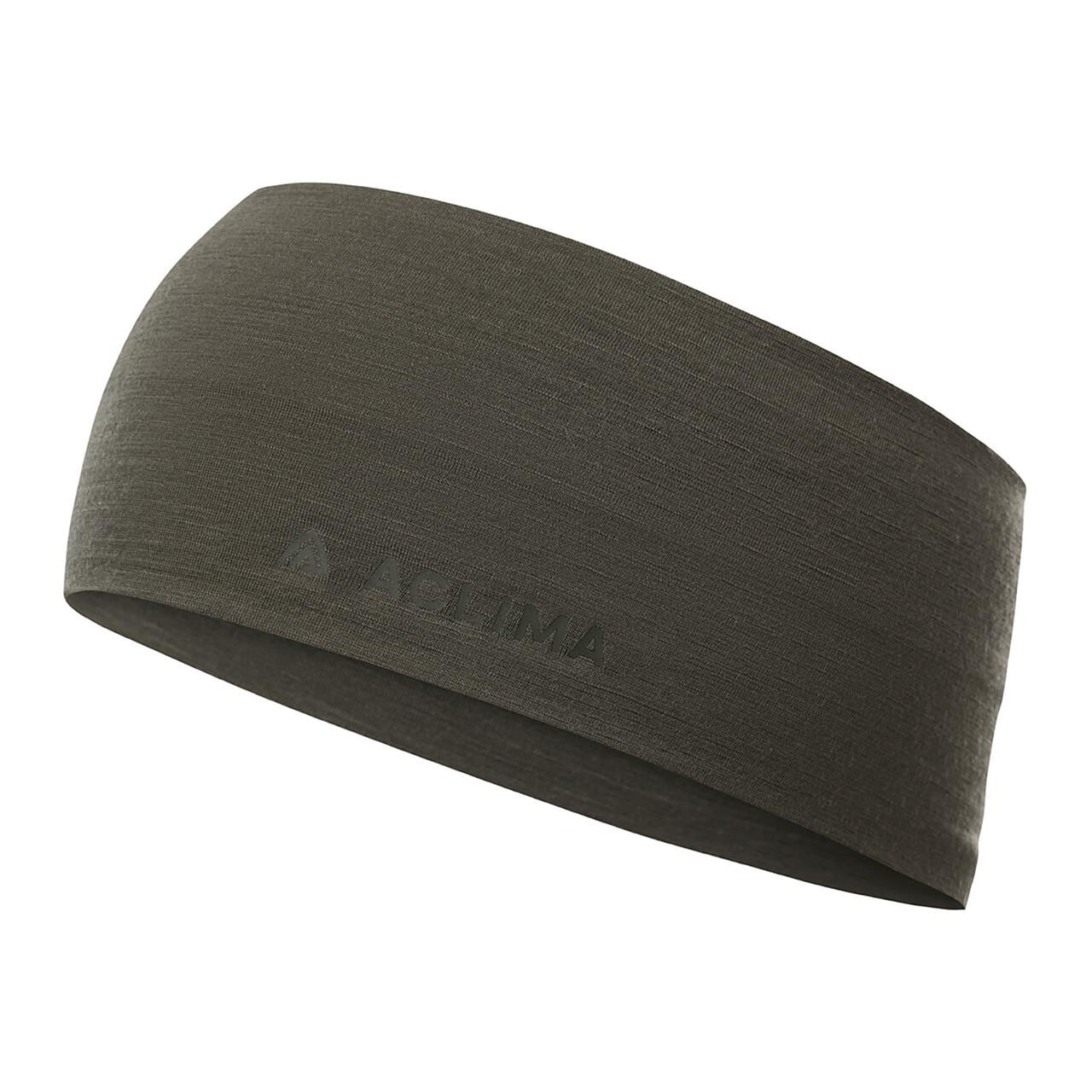 Aclima Lightwool Headband Grå Tarmac